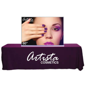Wide Table Top Pull-up Banner Stand - 60"