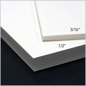White Foam Board - 1/2 inch