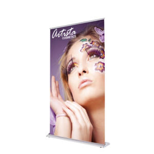 Silverstep Deluxe Wide Retractable Banner Stand - 48"