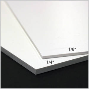 White Sintra (PVC) - 1/4 inch